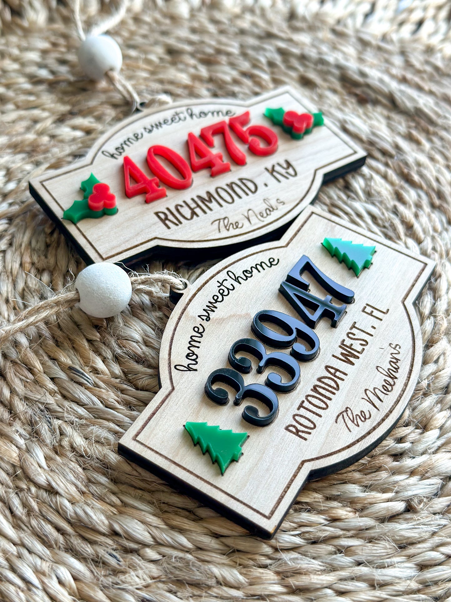 Zip Code Ornament