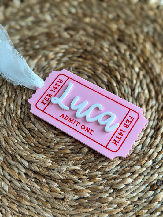 Valentine's Day Ticket Tag