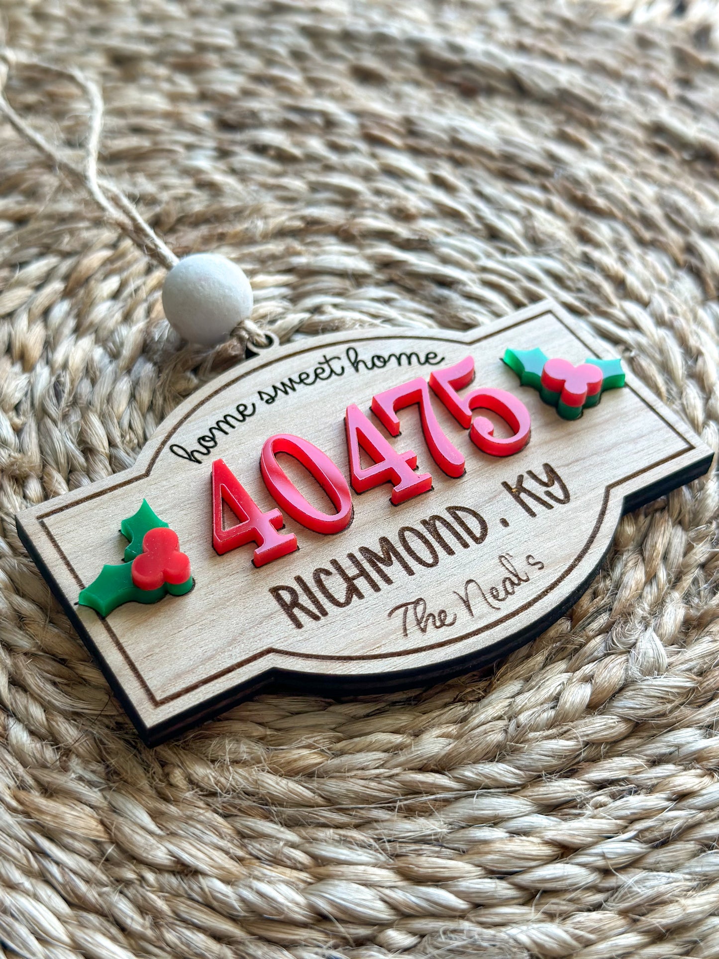 Zip Code Ornament