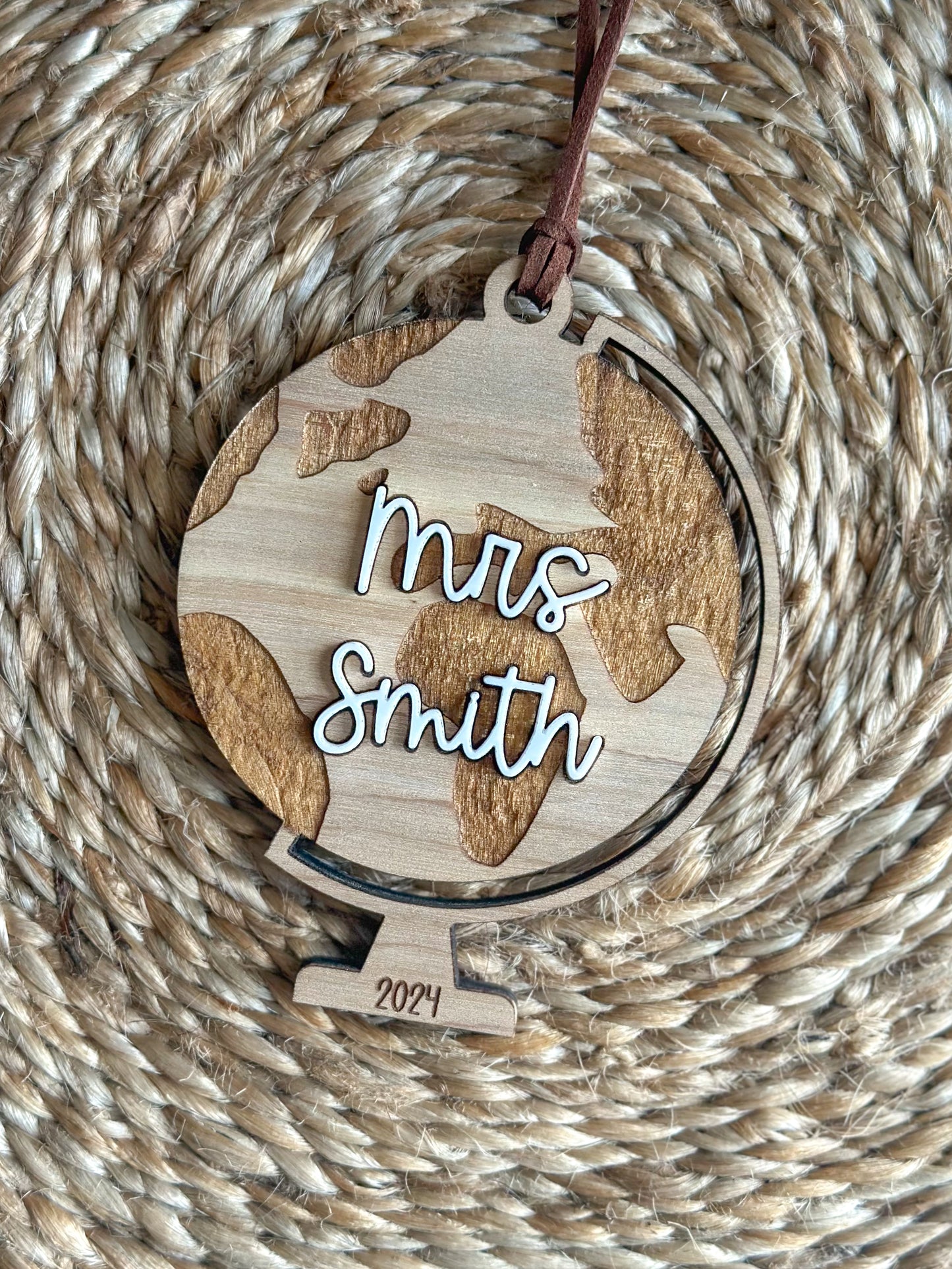 Teacher Globe Ornament