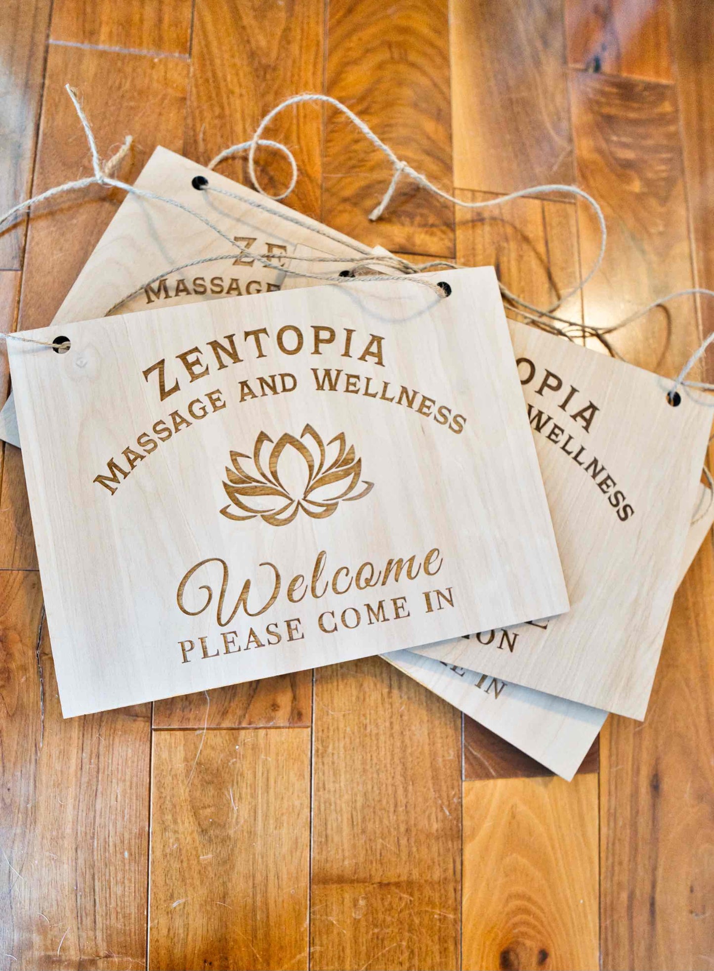 Custom Massage Door Hanger