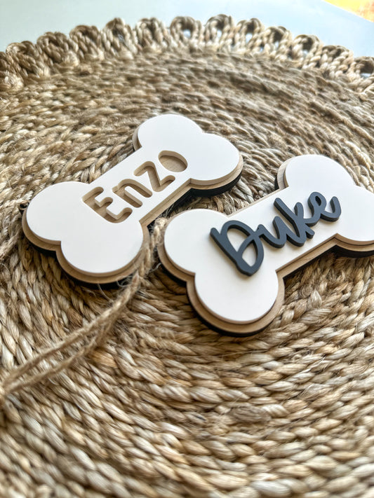 Dog Bone Stocking Tag