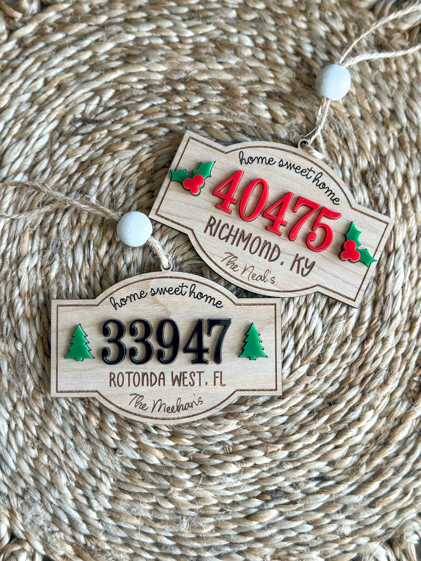 Zip Code Ornament