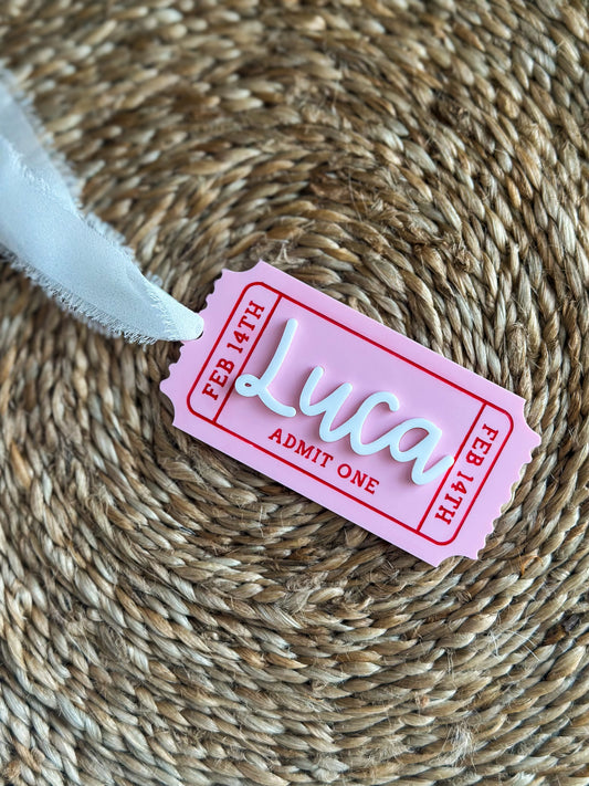 Valentine's Day Ticket Tag