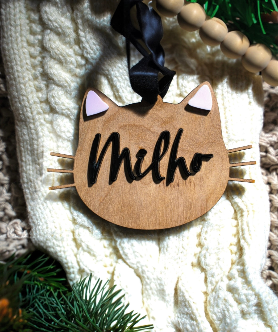 Personalized Cat Ornament