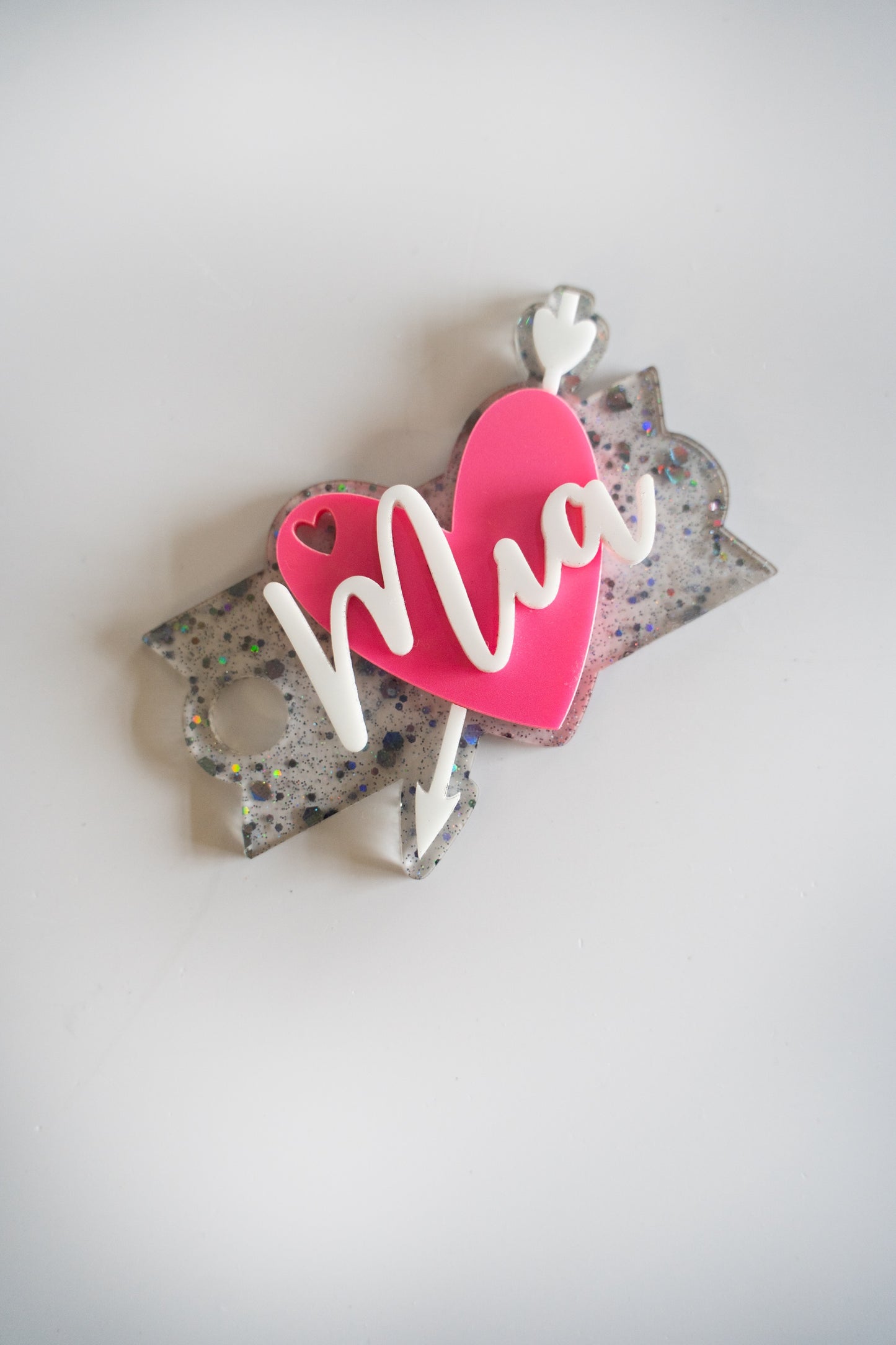 Cupid's Heart Stanley Cup Topper