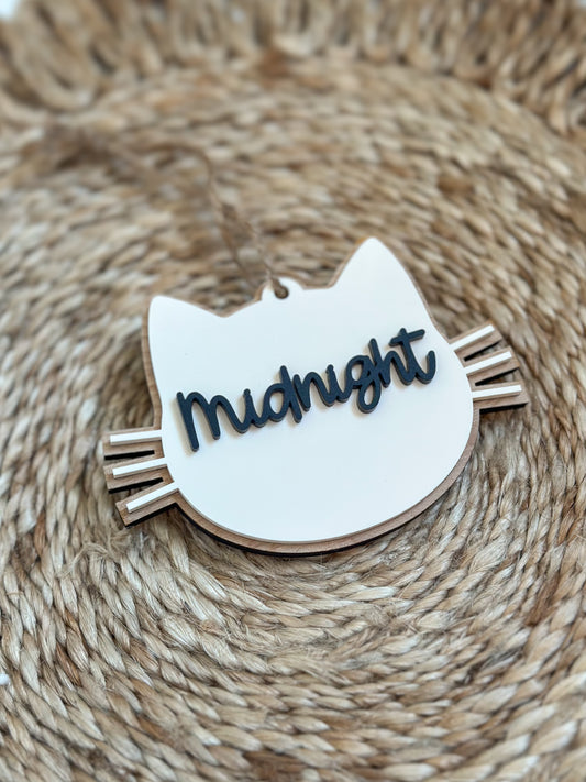 Personalized Cat Ornament