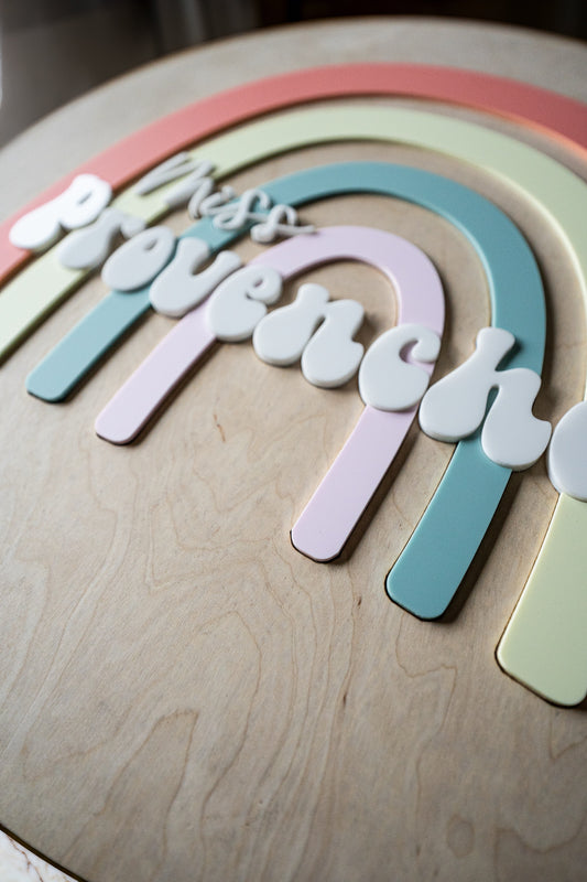 Custom Boho Teacher Round