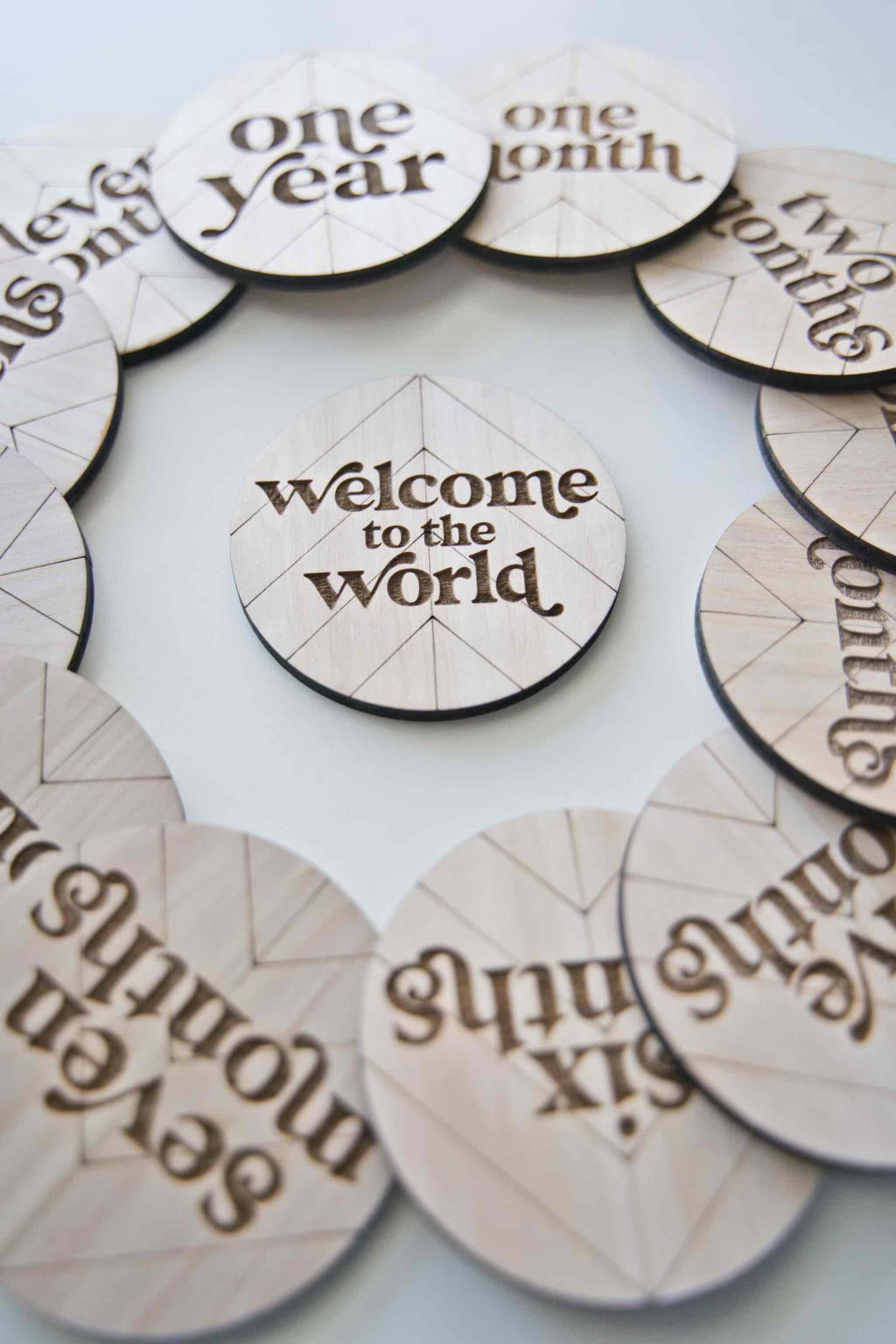 Boho Monthly Milestone Rounds