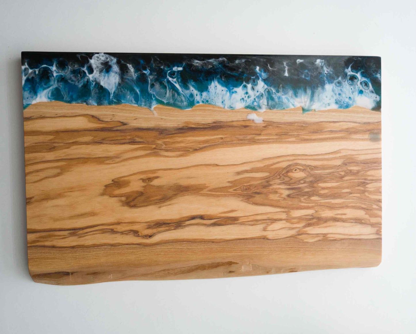 Olive Wood Beach Resin Cutting Board