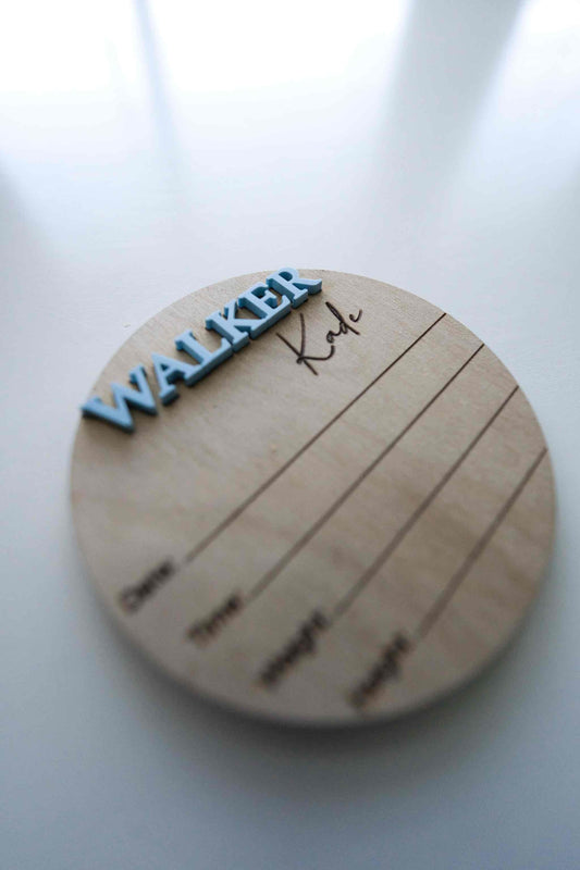 Personalized Baby Announcement