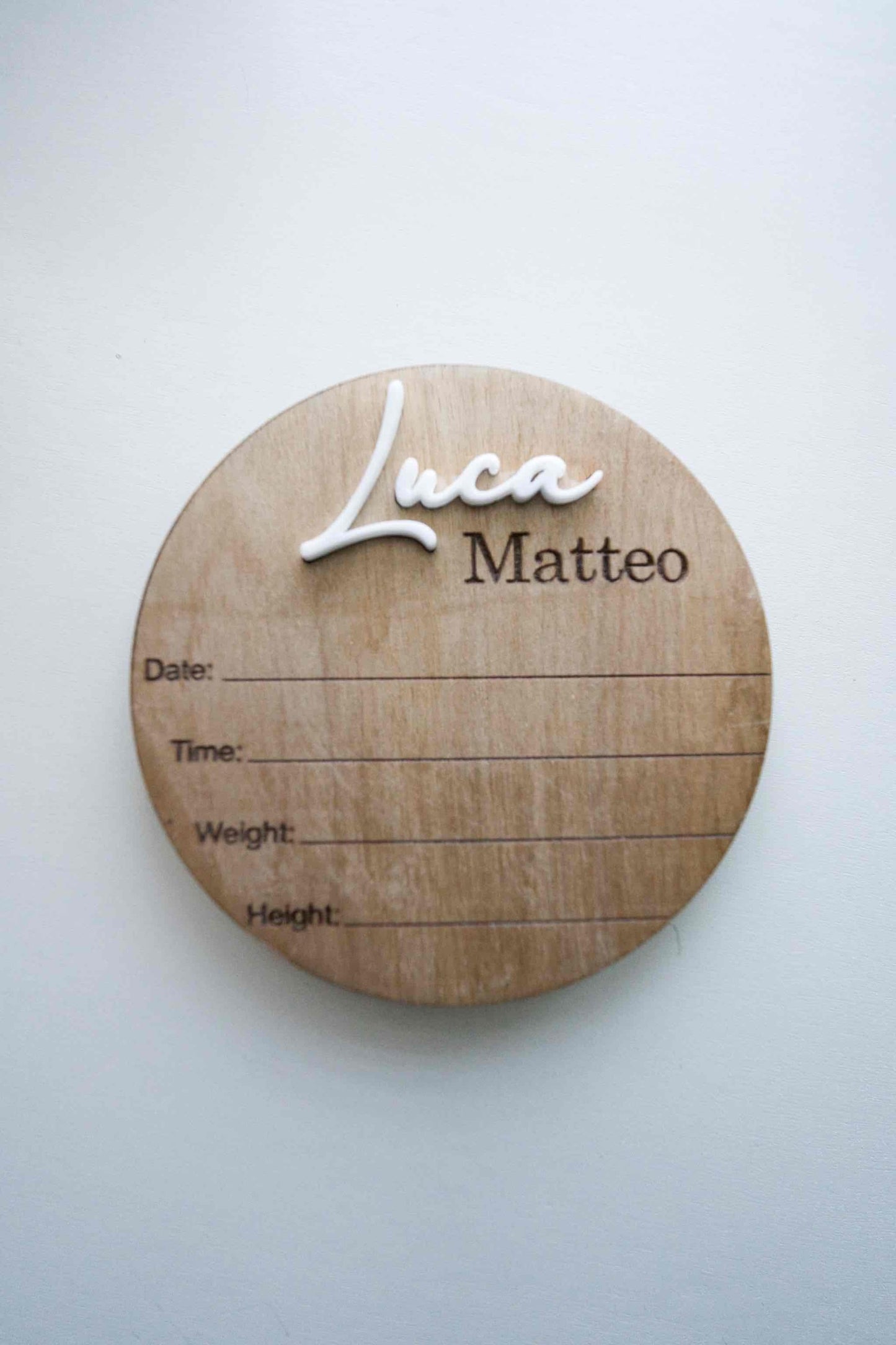 Personalized Baby Announcement