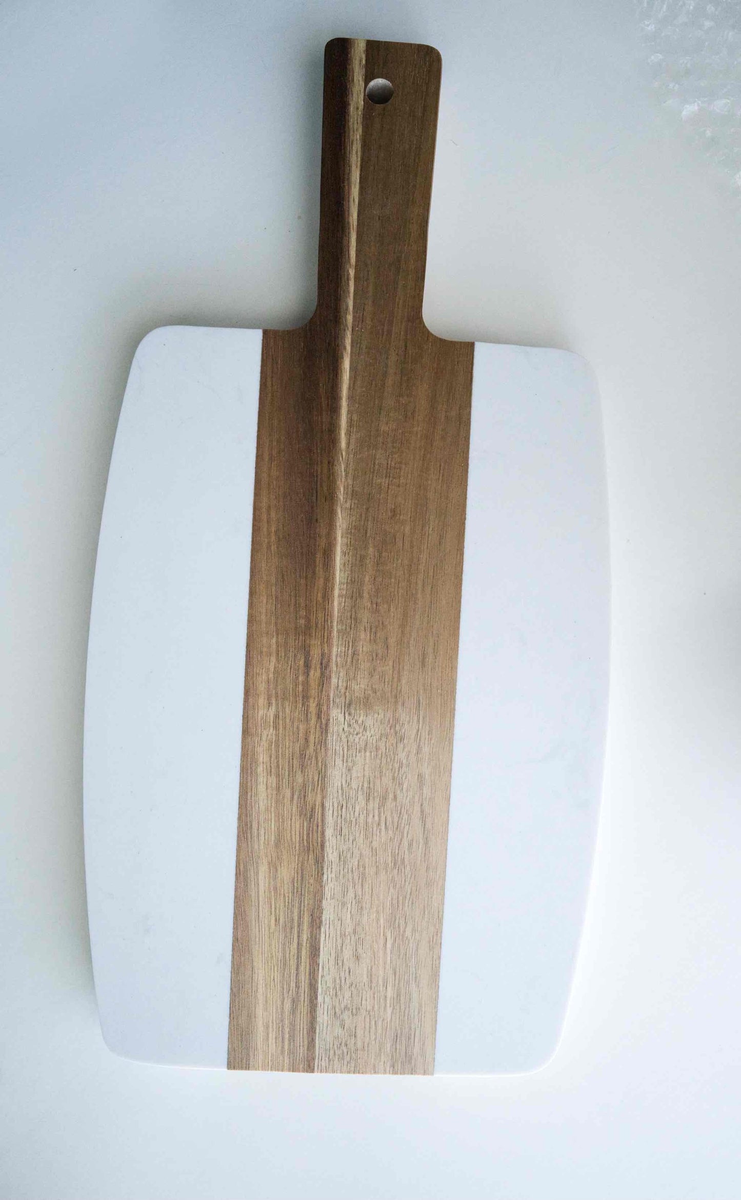 Marble and Acacia Cutting Board