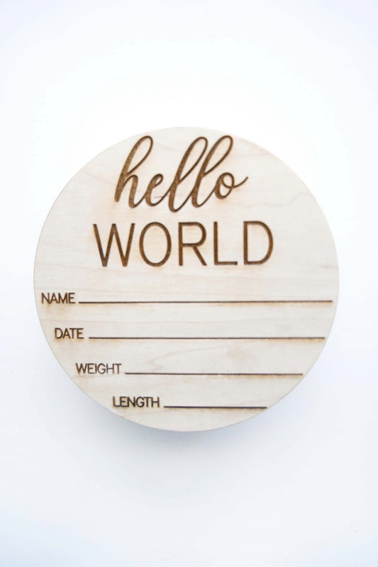 Hello World Sign