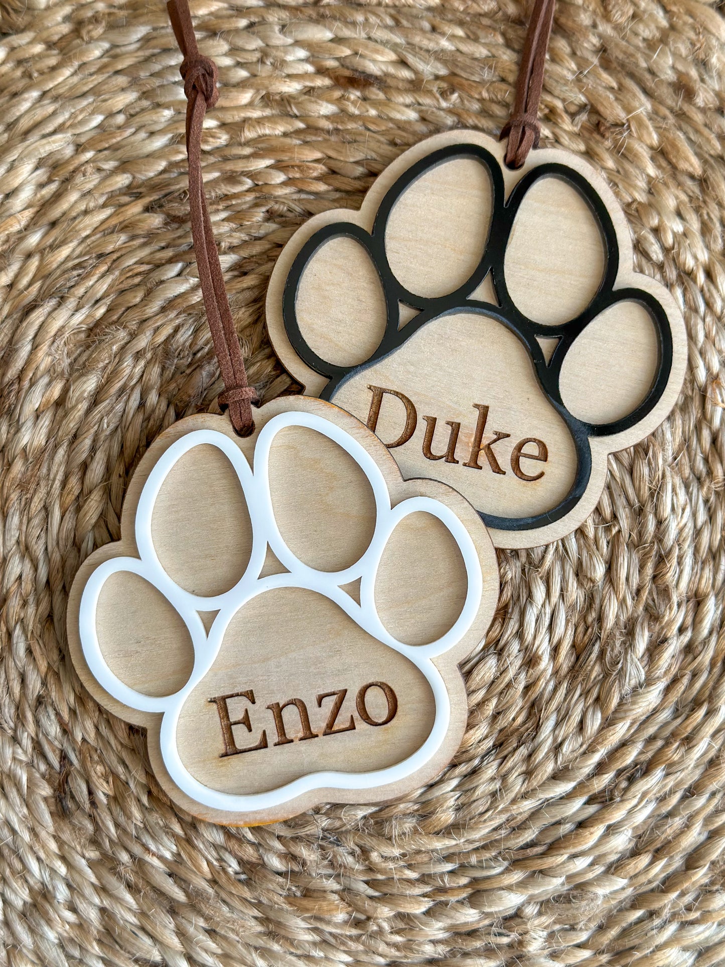 Paw Print Ornament