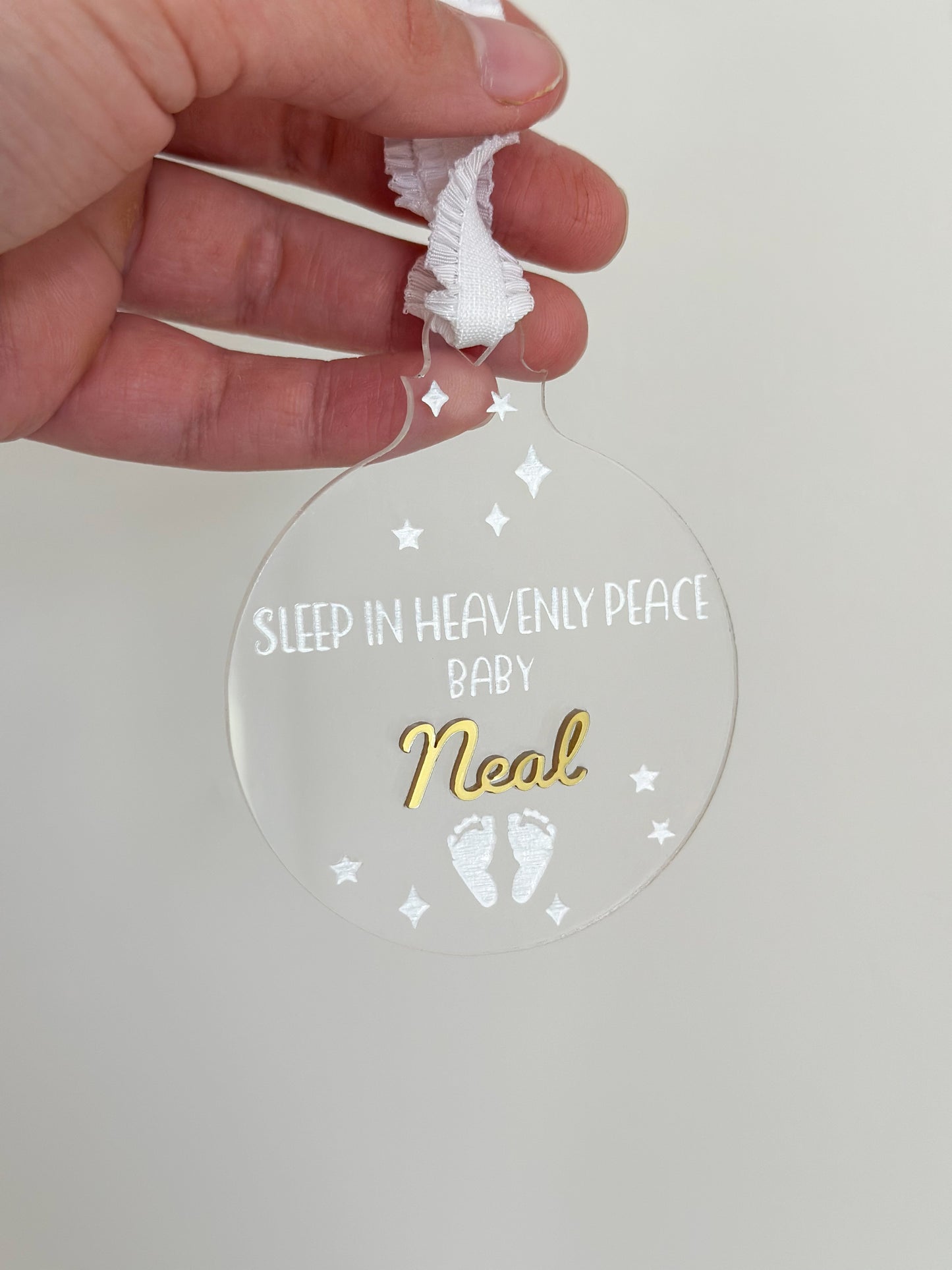 Sleep in Heavenly Peace Baby Ornament