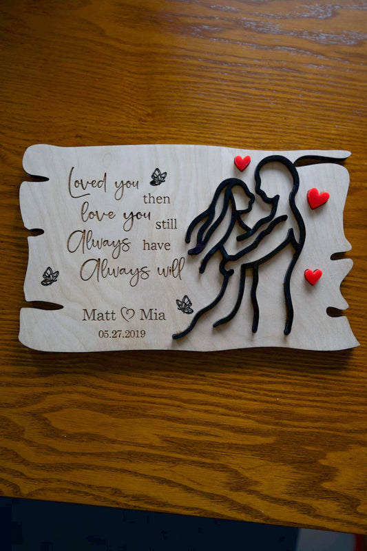 Personalized Couple Sign