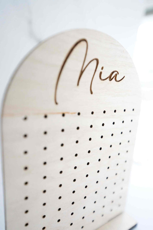 Personalized Earring Stand