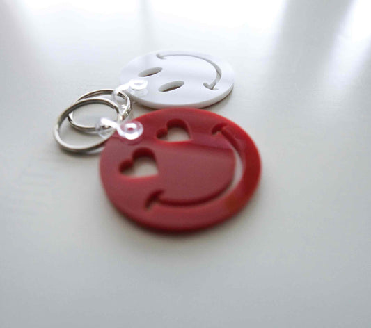 Smiley Face Keychain